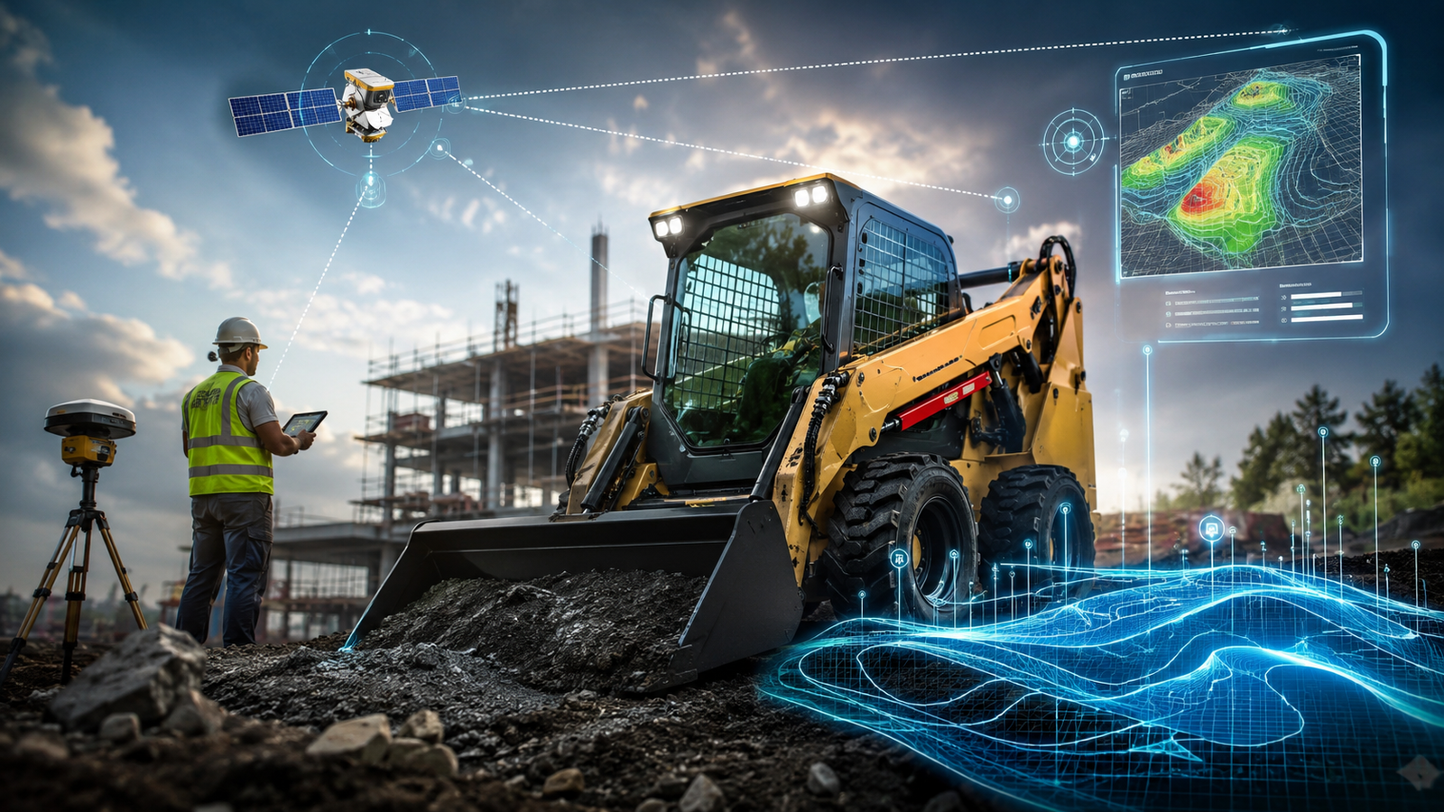 Experience the future of construction with revolutionary Skid Steer GPS Technology. Learn how!