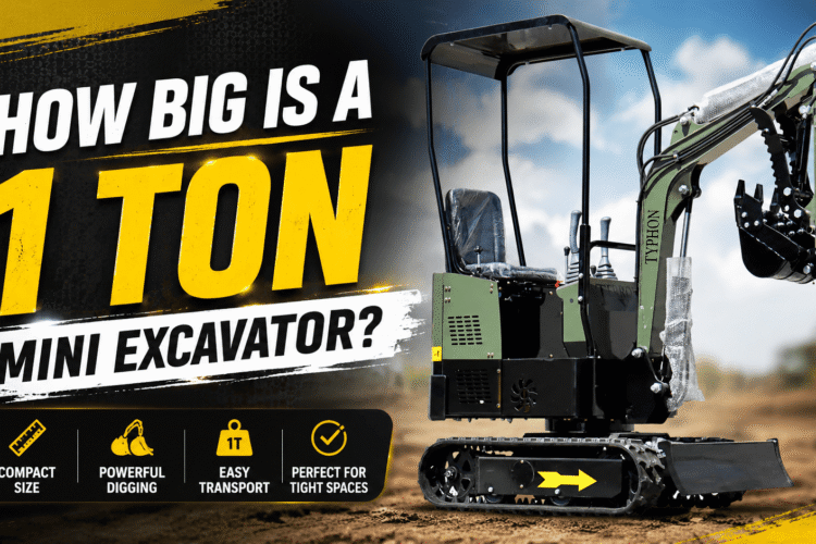 How Big Is a 1 Ton Mini Excavator?