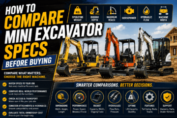 How to Compare Mini Excavator Specs Before Buying