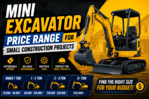 Mini Excavator Price Range for Small Construction Projects 3 Mini Excavator Price Range for Small Construction Projects