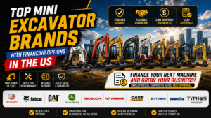 Top Mini Excavator Brands With Financing Options in the US