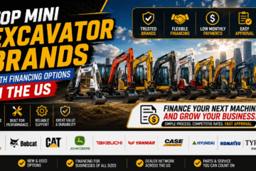 Top Mini Excavator Brands With Financing Options in the US