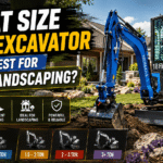 What Size Mini Excavator Is Best for Home Landscaping?