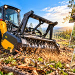 Skid Steer Forestry Attachments make fast land clearing easy! Discover the best tools!