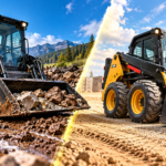 Tracked vs Wheeled Skid Steers: Discover the best choice for your terrain. Learn the pros and cons!