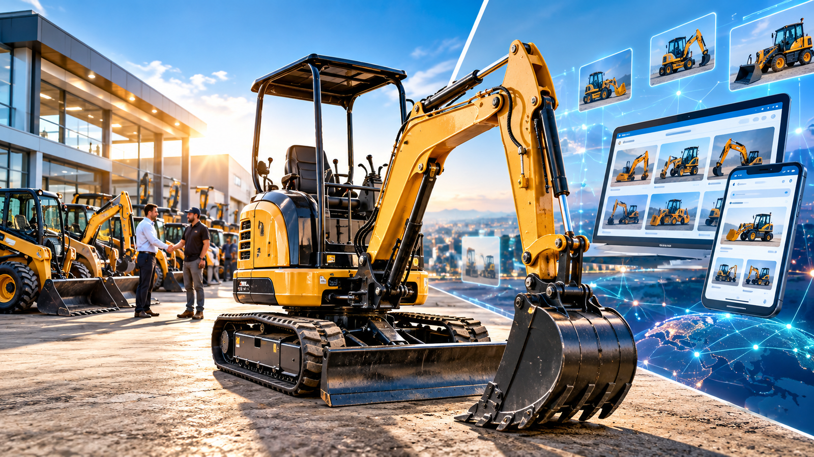 selling used construction machinery